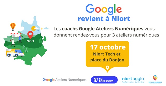 google revient à Niort